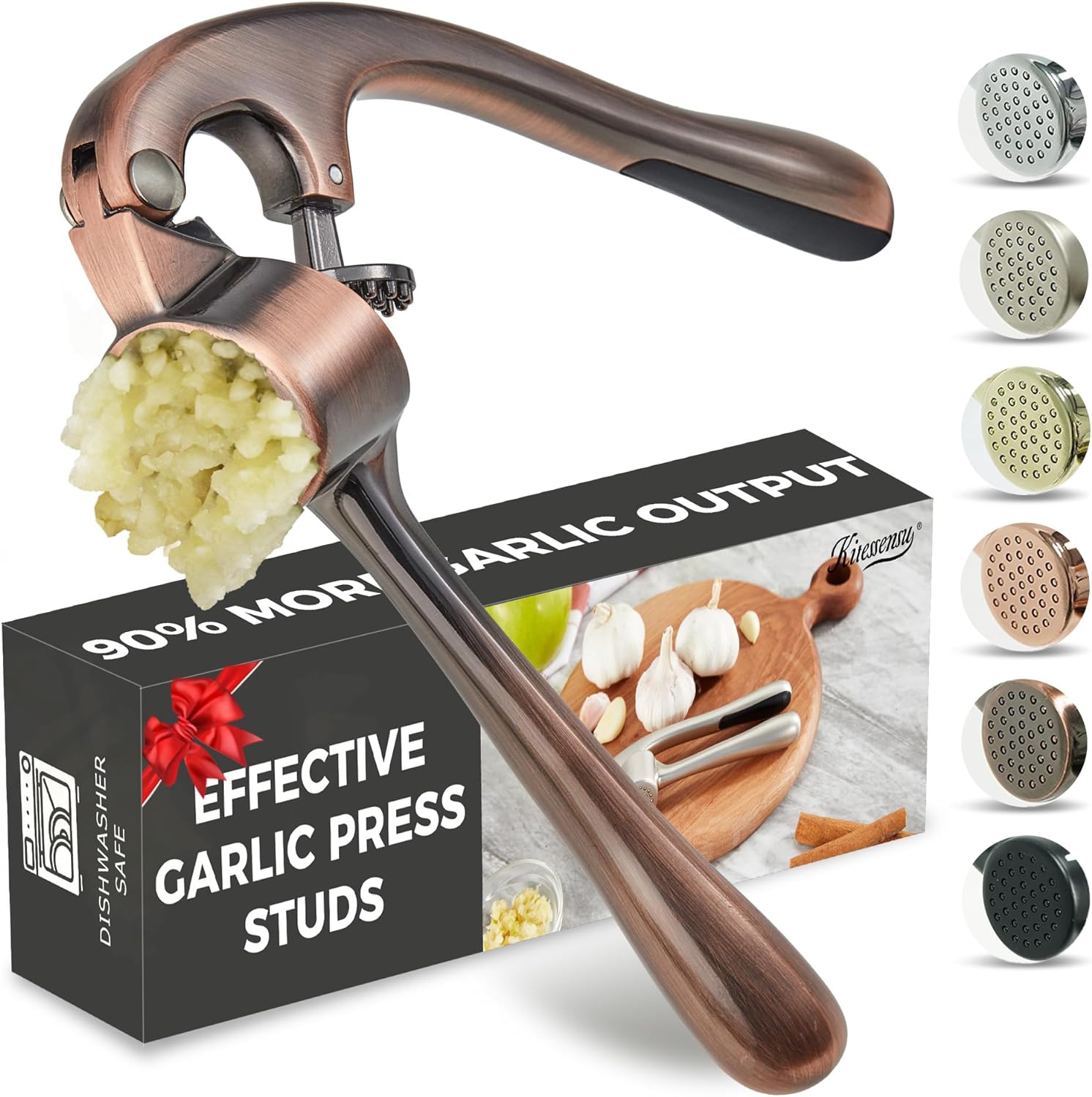 Garlic Press With Studs, Garlic Mincer, Ginger Crusher, Garlic Crusher Garlic Press With Studs, Garlic Mincer, Ginger Crusher, Garlic Crusher